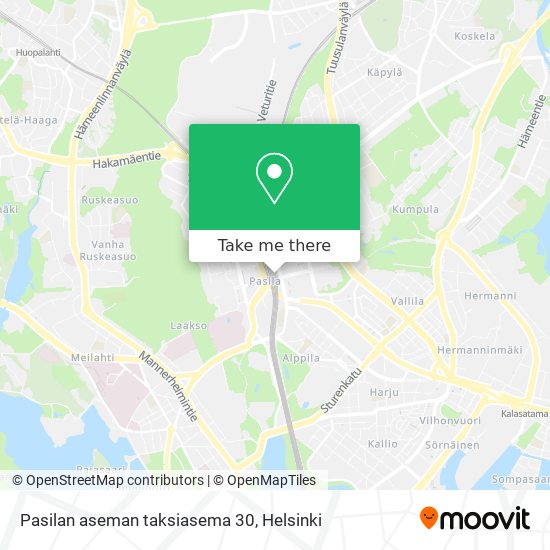 How to get to Pasilan aseman taksiasema 30 in Helsinki by Bus, Train or  Metro?