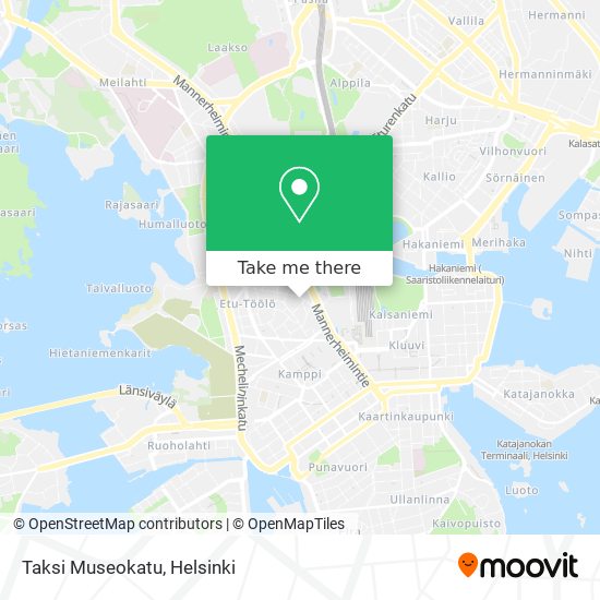 Taksi Museokatu map