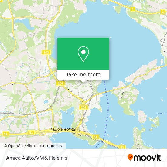 Amica Aalto/VM5 map
