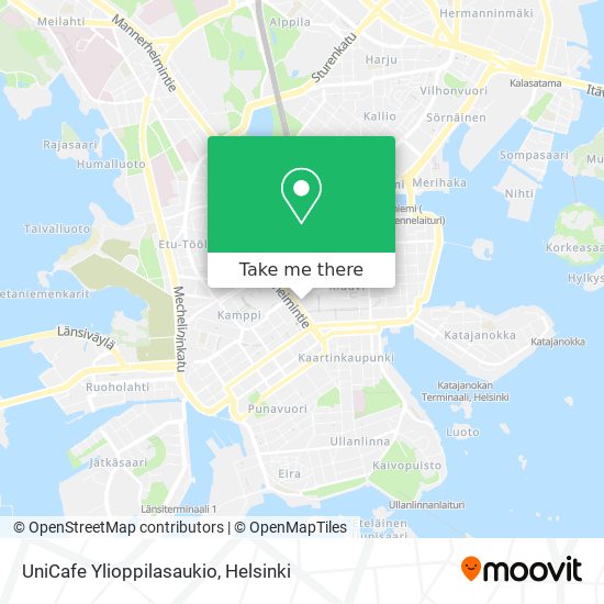 UniCafe Ylioppilasaukio map