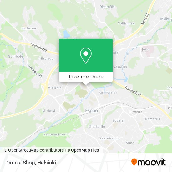 Omnia Shop map