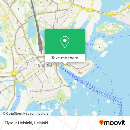 Flytour Helsinki map