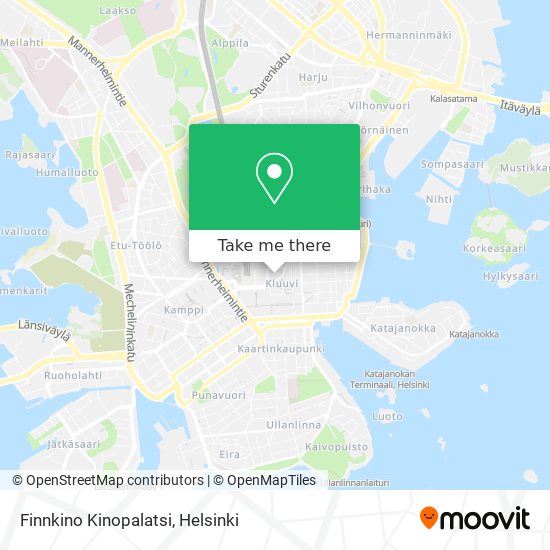 Finnkino Kinopalatsi map