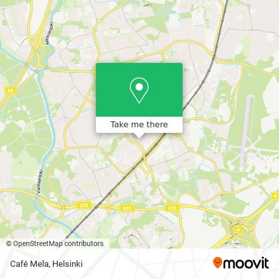 Café Mela map