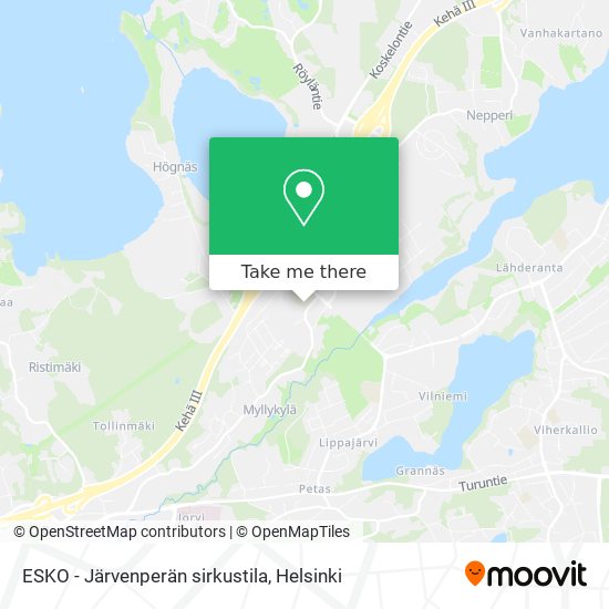 ESKO - Järvenperän sirkustila map