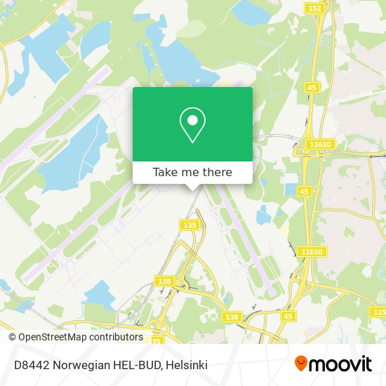 D8442 Norwegian HEL-BUD map