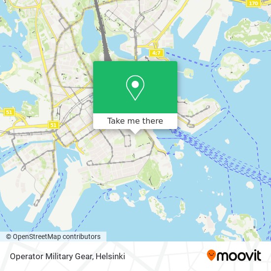 Operator Military Gear map