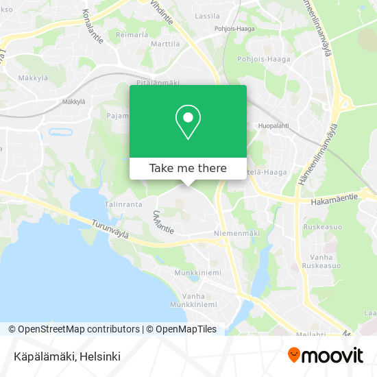 Käpälämäki map