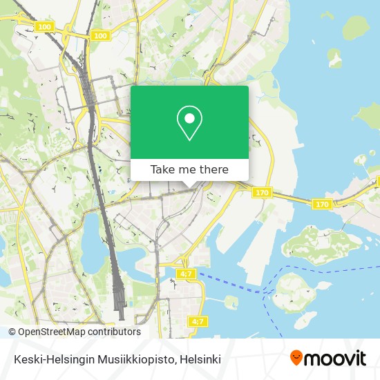 Keski-Helsingin Musiikkiopisto map
