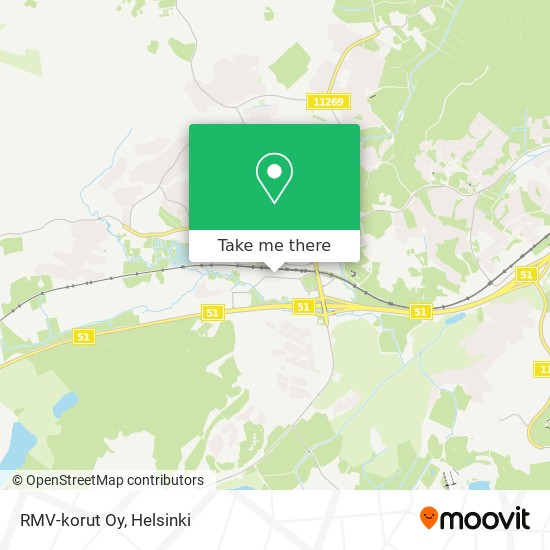 RMV-korut Oy map