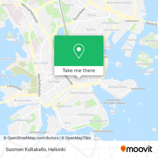 Suomen Kultakello map