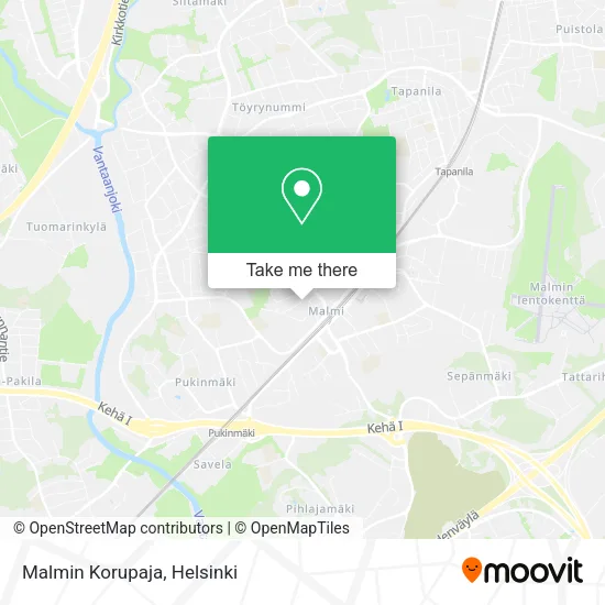 Malmin Korupaja map