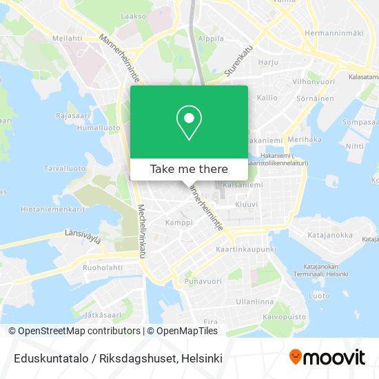 Eduskuntatalo / Riksdagshuset map
