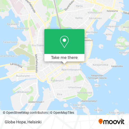 Globe Hope map