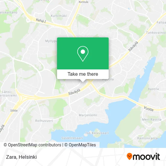 Zara map