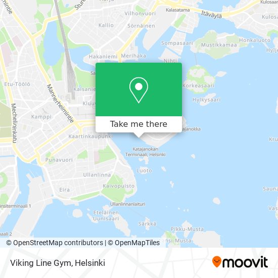 Viking Line Gym map