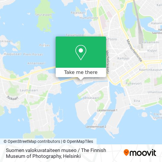 Suomen valokuvataiteen museo / The Finnish Museum of Photography map