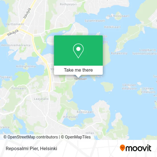 Reposalmi Pier map