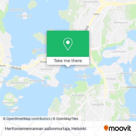 Herttoniemenrannan aallonmurtaja map