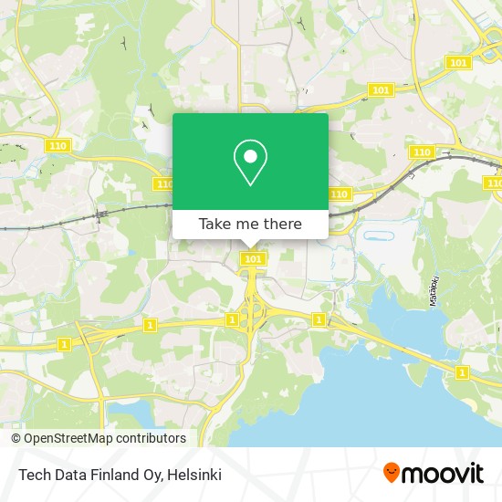 Tech Data Finland Oy map