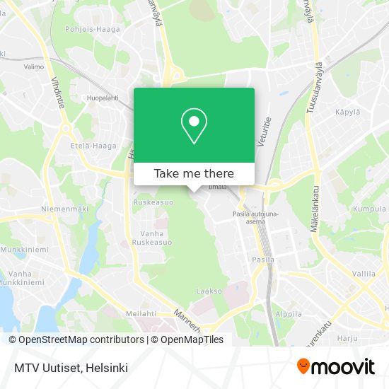 MTV Uutiset map