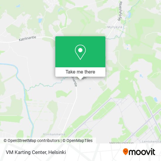 VM Karting Center map