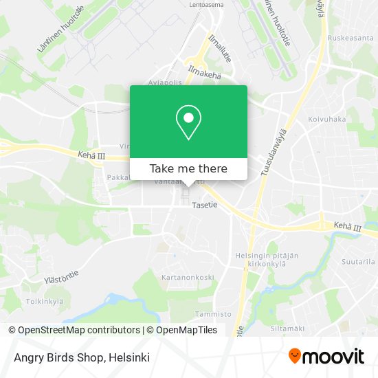 Angry Birds Shop map