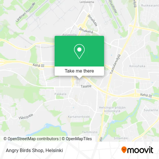 Angry Birds Shop map