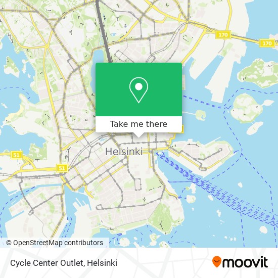Cycle Center Outlet map