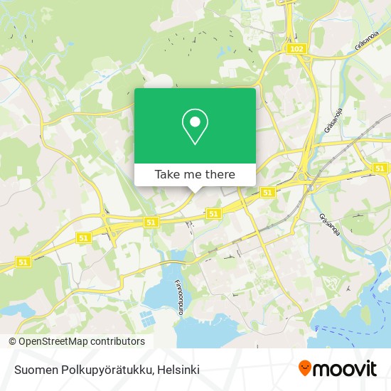 Suomen Polkupyörätukku map