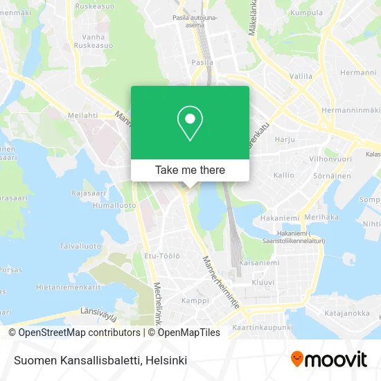 Suomen Kansallisbaletti map