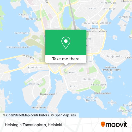 Helsingin Tanssiopisto map