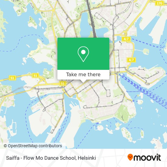 Saiffa - Flow Mo Dance School map