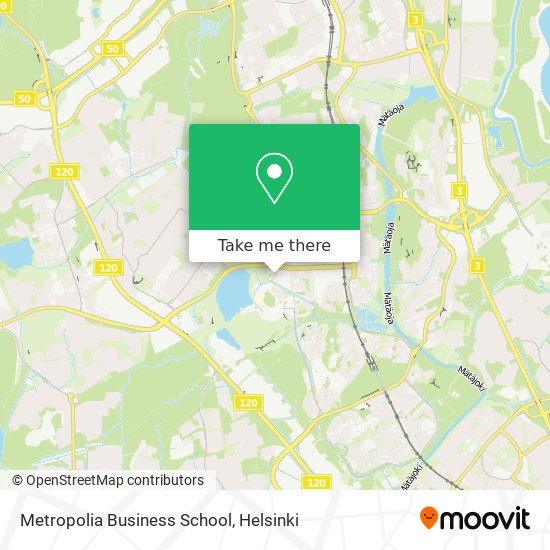 Metropolia Business School map