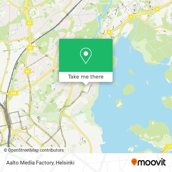 Aalto Media Factory map