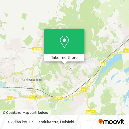 Heikkilän koulun luistelukenttä map