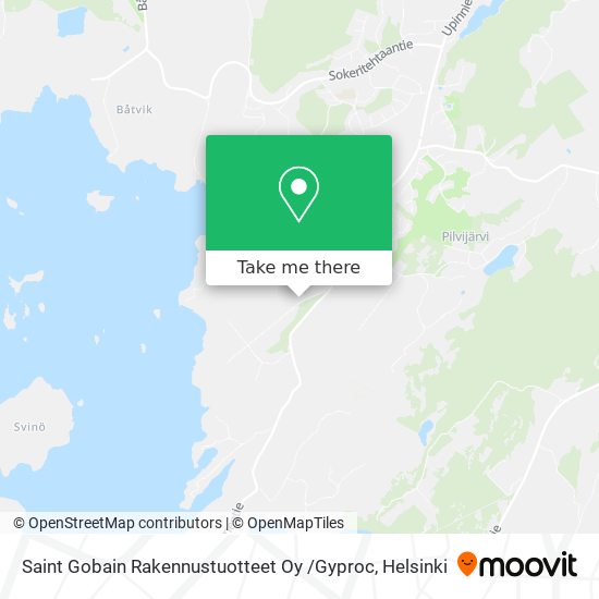 Saint Gobain Rakennustuotteet Oy /Gyproc map