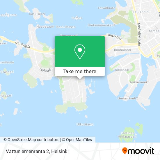 Vattuniemenranta 2 map