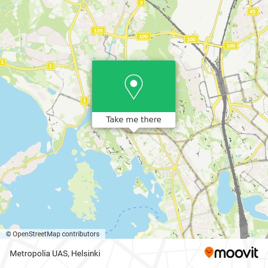 Metropolia UAS map