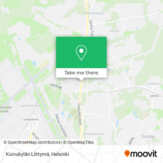 Koivukylän Liittymä map