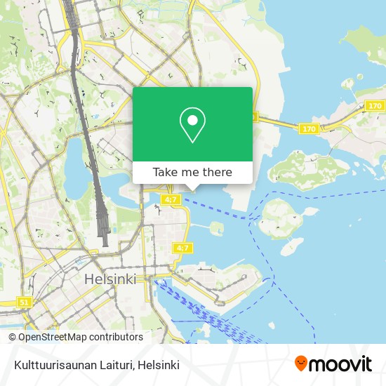 Kulttuurisaunan Laituri map