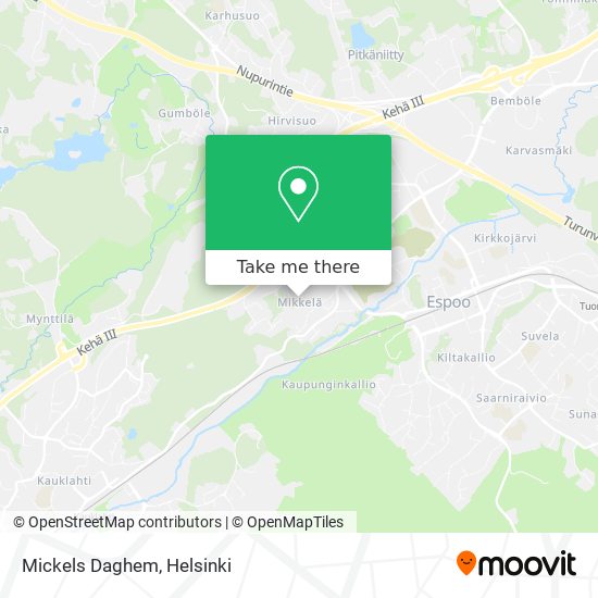 Mickels Daghem map