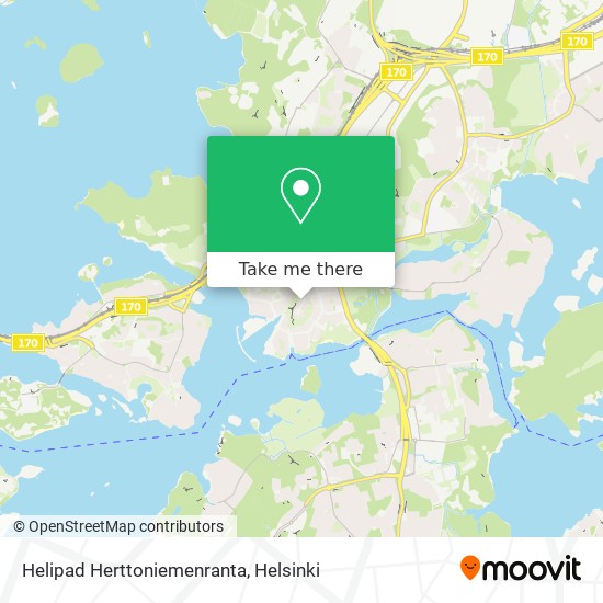Helipad Herttoniemenranta map