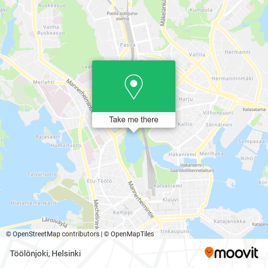 Töölönjoki map