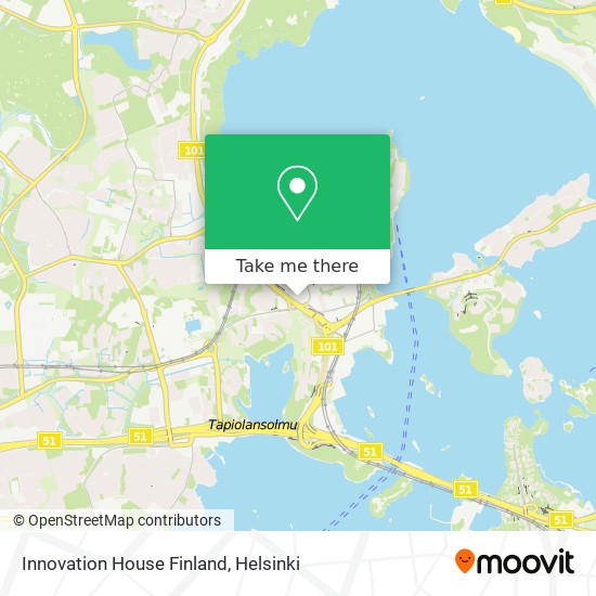 Innovation House Finland map