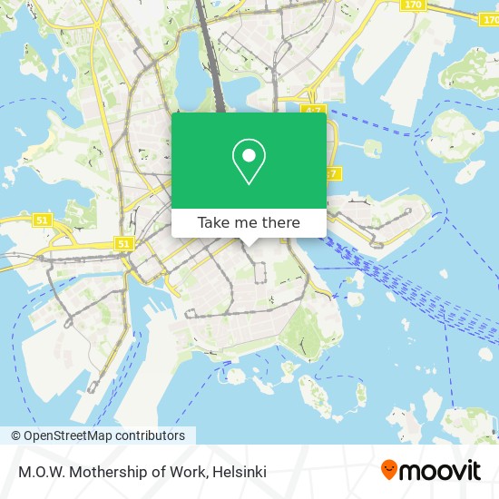 M.O.W. Mothership of Work map