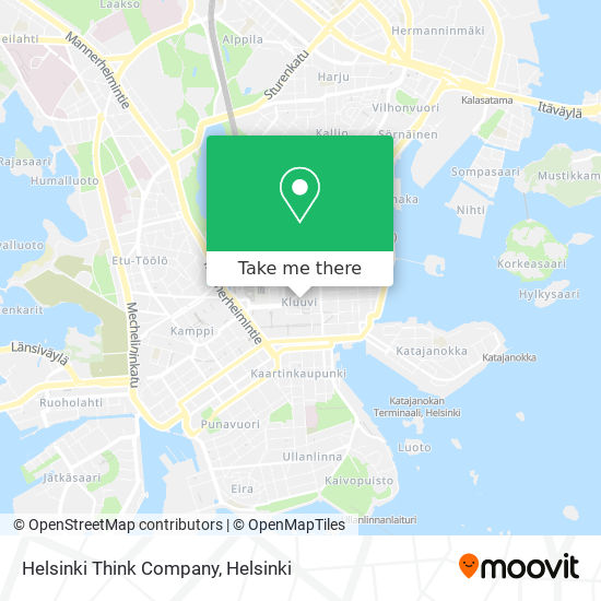 Helsinki Think Company map