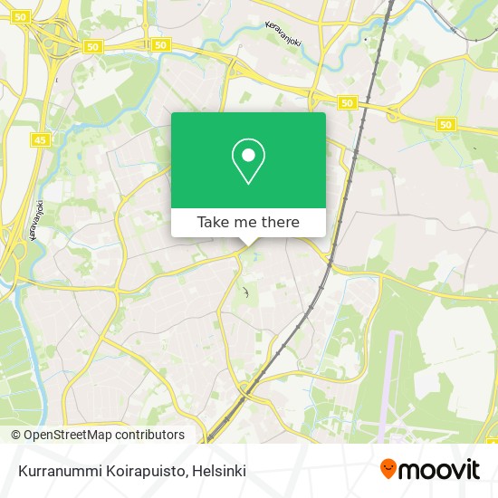 Kurranummi Koirapuisto map