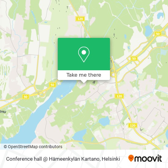 Conference hall @ Hämeenkylän Kartano map