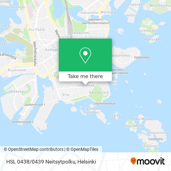 HSL 0438/0439 Neitsytpolku map